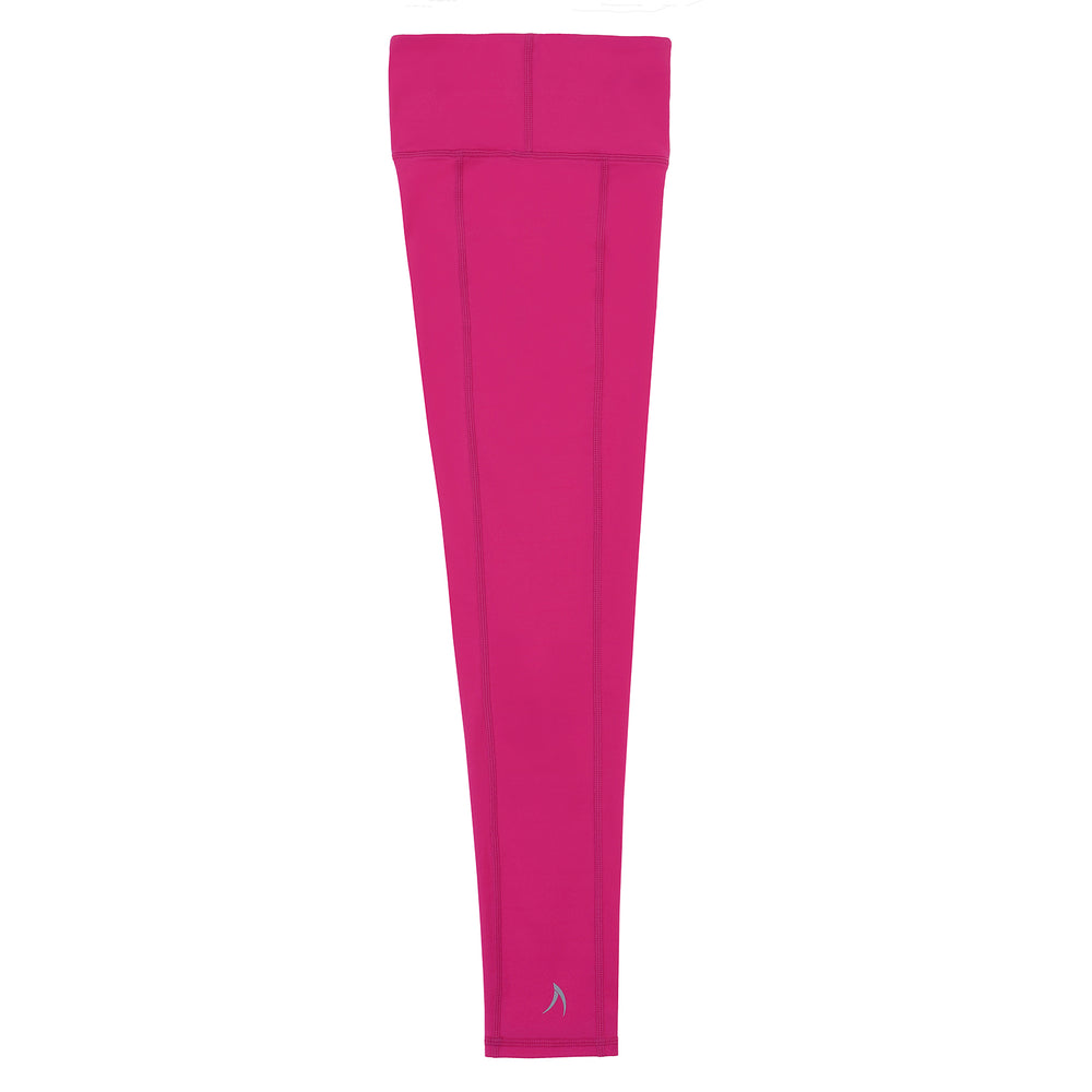 Pretty and contemporary magenta pink leggings are a staple activewear essential for any pink girl. Personalise your girls pink sports tights with your name or initials. Our focus on trendy, sophisticated, minimal activewear is reflected in our girls sports tights. Our girls leggings are perfect for school holidays, ballet, tennis, sports, yoga, gymnastics, running, dancing, after practice and exploring outdoors.