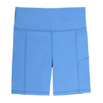 Girls Periwinkle Blue Longer Bike Sports Shorts