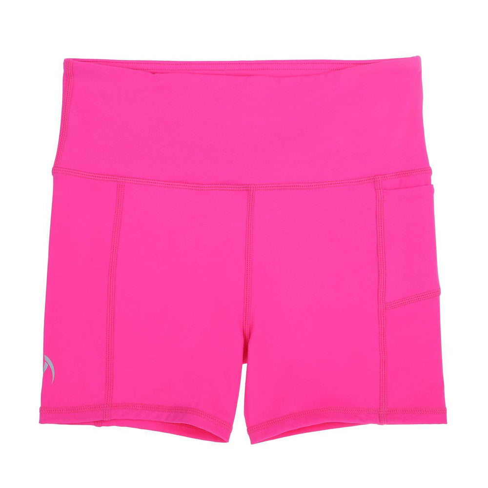 Girls Neon Pink Sports Shorts