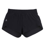 Girls Black Recycled Fibre Shorts with Internal Brief