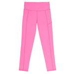 Girls Candy Pink Long Leggings - School Active Sports