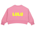 Girls Fairy Floss Pink Cropped Crew Neck Jumper PRE SALE