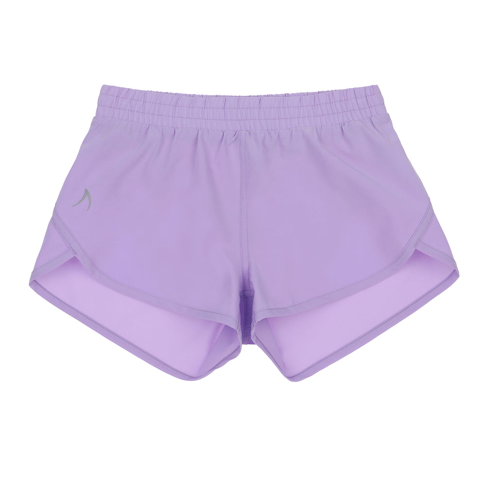 Eco-friendly girls dance shorts made from recycled fibres, designed for comfort, flexibility, and performance.