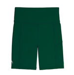 Girls Forest Green Long Bike Sports Shorts - Pre-ORDER