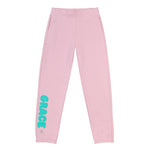 Girls Pink Track Pants