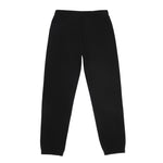 Kids’ black track pants with a cozy fleece interior, great for outdoor play, running, and lounging.