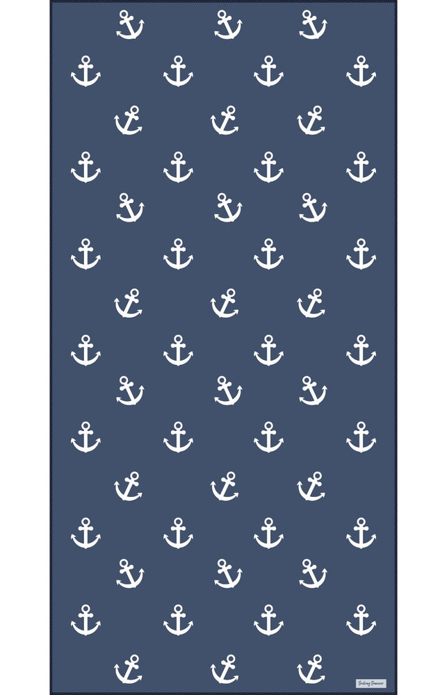 Seeking Summer Ships Ahoy Sand Free Beach Towel