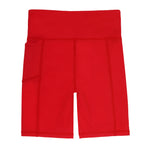 best red dance shorts for school and little athletics