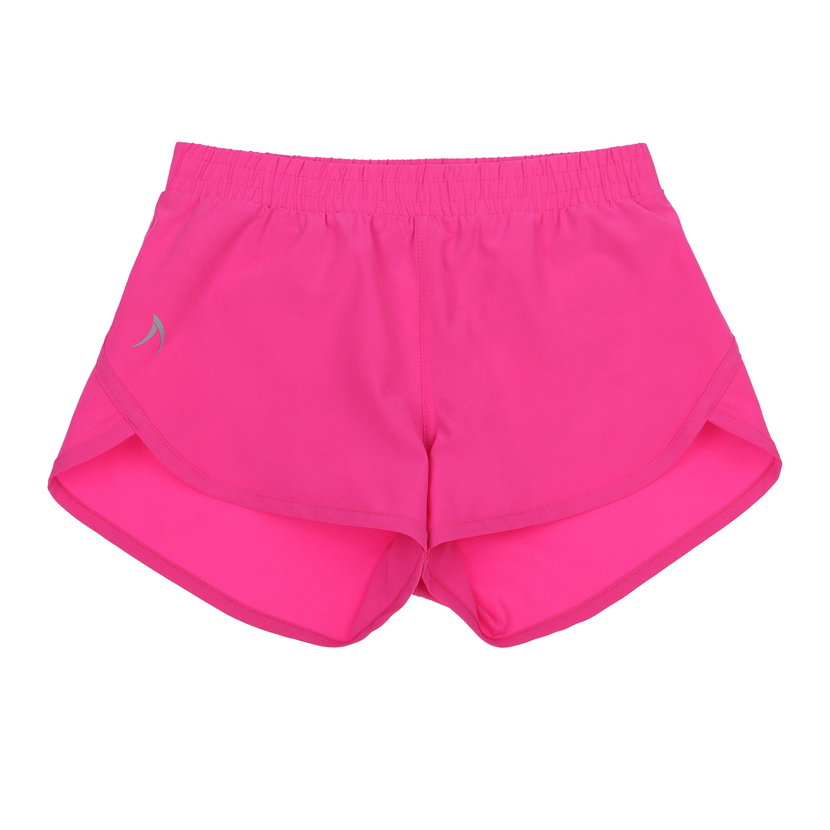 Hot Sport Shorts Girls Hot Pink Recycled Fibre Shorts With Internal