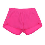 Girls Hot Pink Recycled Fibre Shorts with Internal Brief