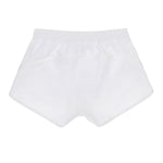 Girls White Recycled Fibre Shorts with Internal Brief