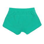 Girls Teal Recycled Fibre Shorts with Internal Brief