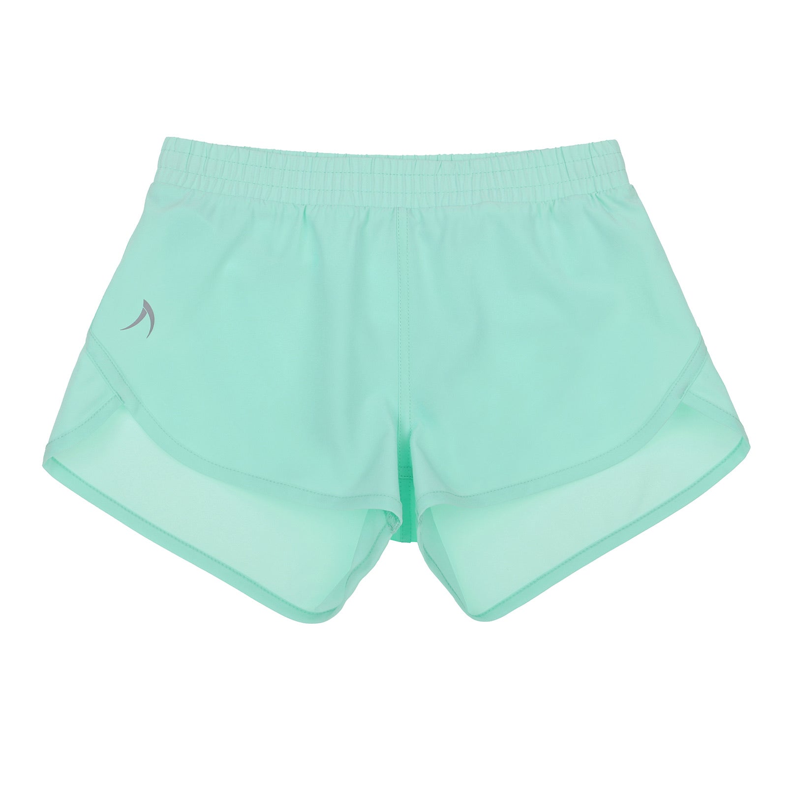 Green running sales shorts womens