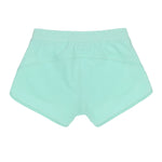 Girls Turquoise Recycled Fibre Shorts with Internal Brief