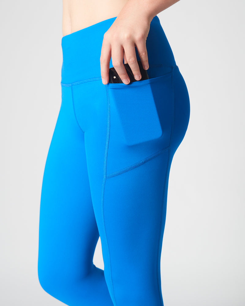 Full Length Leggings With Cobalt Blue Snake Print For Women – MICHELLE  SALINS