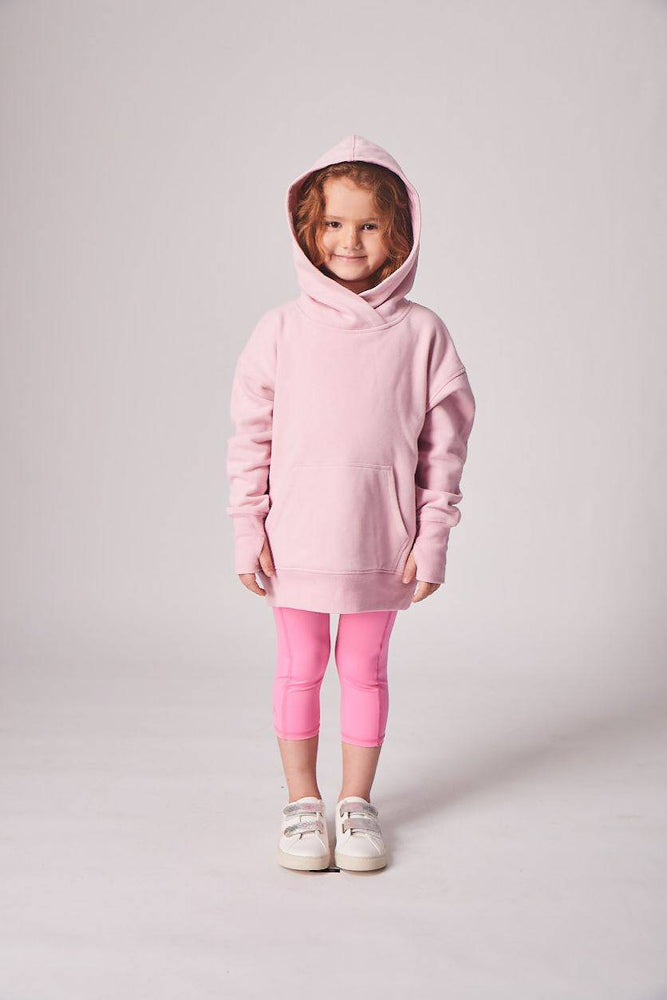 Girls Personalised jumpers that are oversized Super-Soft Hoodie - PASTEL PINK - School Active Sports Oversized Super-Soft Hoodie - PASTEL PINK - School Active Sports