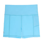 Girls Ice Blue Sports shorts light blue netball shorts and gymnastics shorts