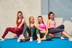 3/4 length Bottle Green and Forest Green leggings – perfect for school uniforms and active sportswear.