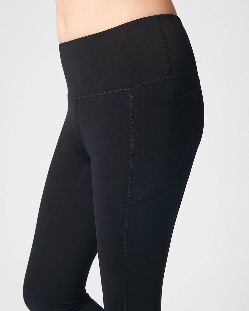 Girls sports leggings – lightweight, comfortable leggings for school, athletics, and casual wear. Side pocket and inside waistband poacket