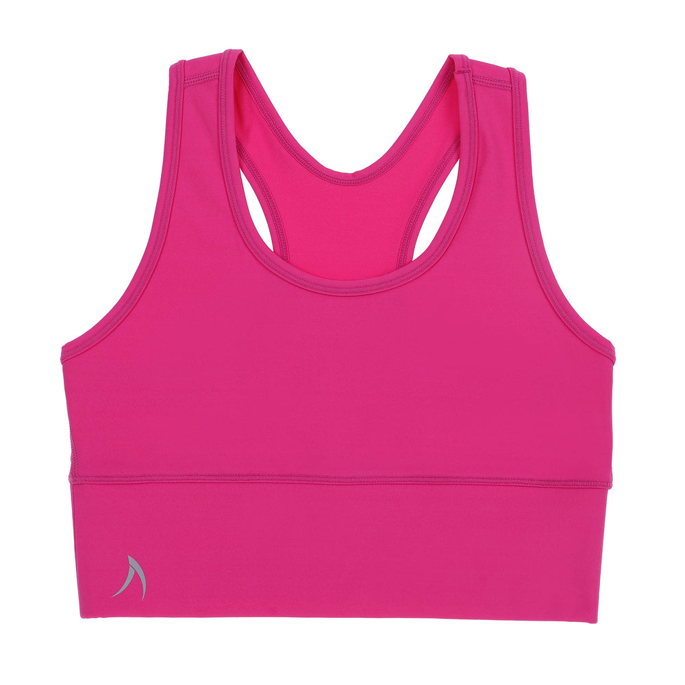 Girls Magenta Pink Crop Top