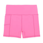 Girls Candy Pink Sports Shorts - School Active Sports+pink netball shorts
